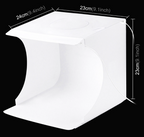 Mini Estúdio Fotográfico Portátil com LED - LightBox®