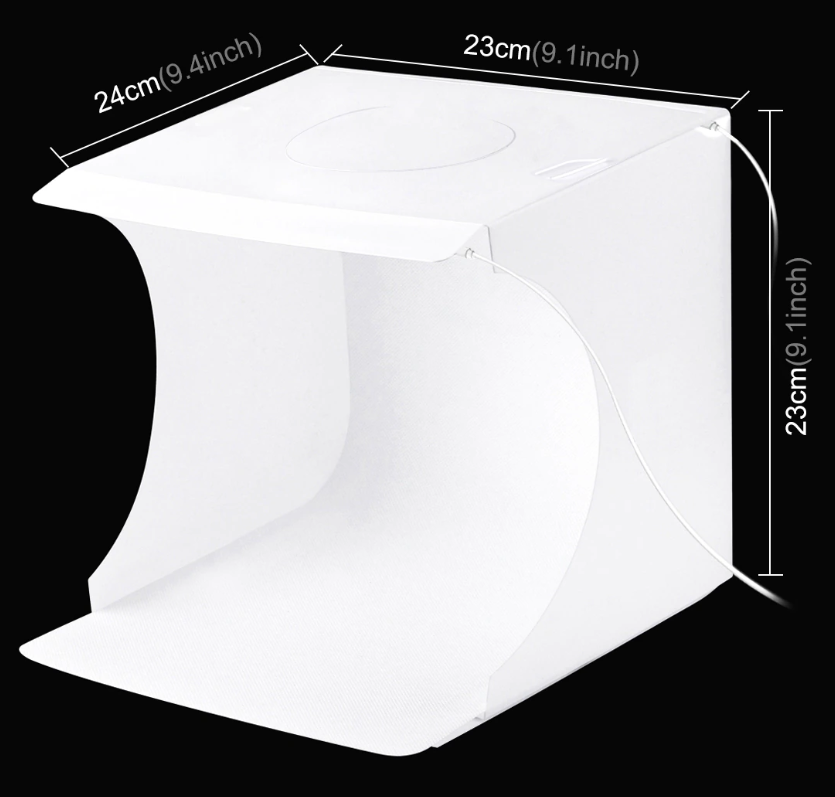 Mini Estúdio Fotográfico Portátil com LED - LightBox®