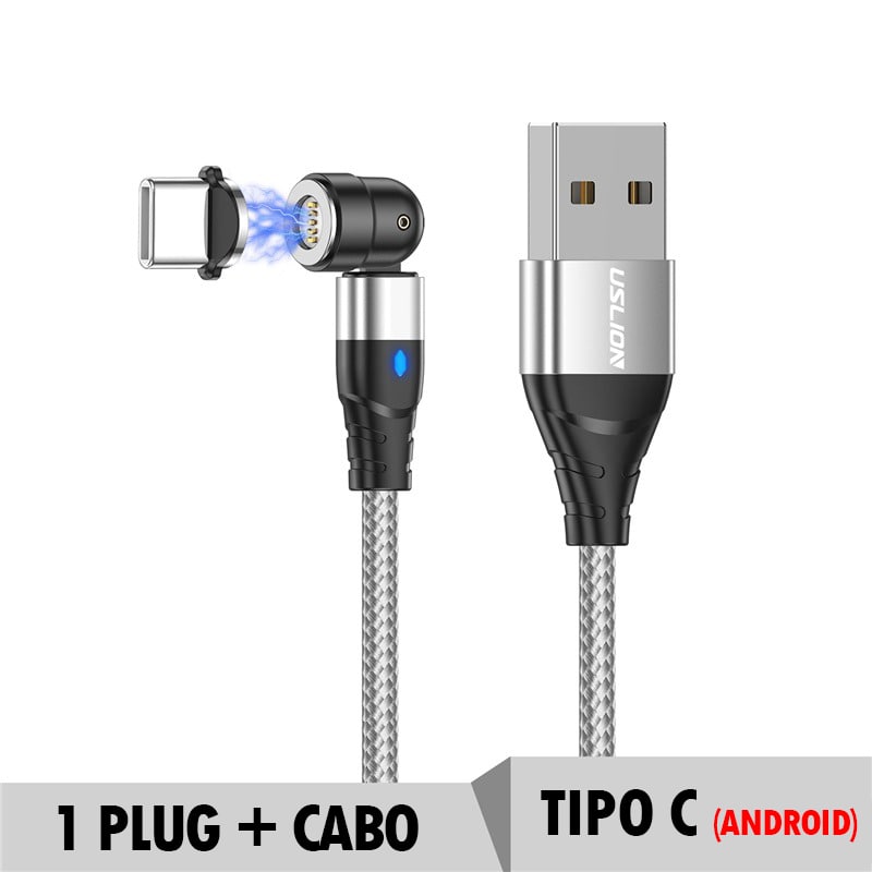 Cabo usb magnético para carregamento rápido ®MagneticCable (SUPER RESISTENTE)